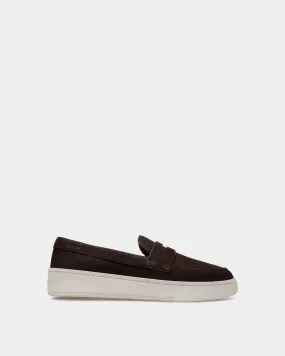 Ebano Nubuck Leather Raise Sneaker - Men's Shoe Style