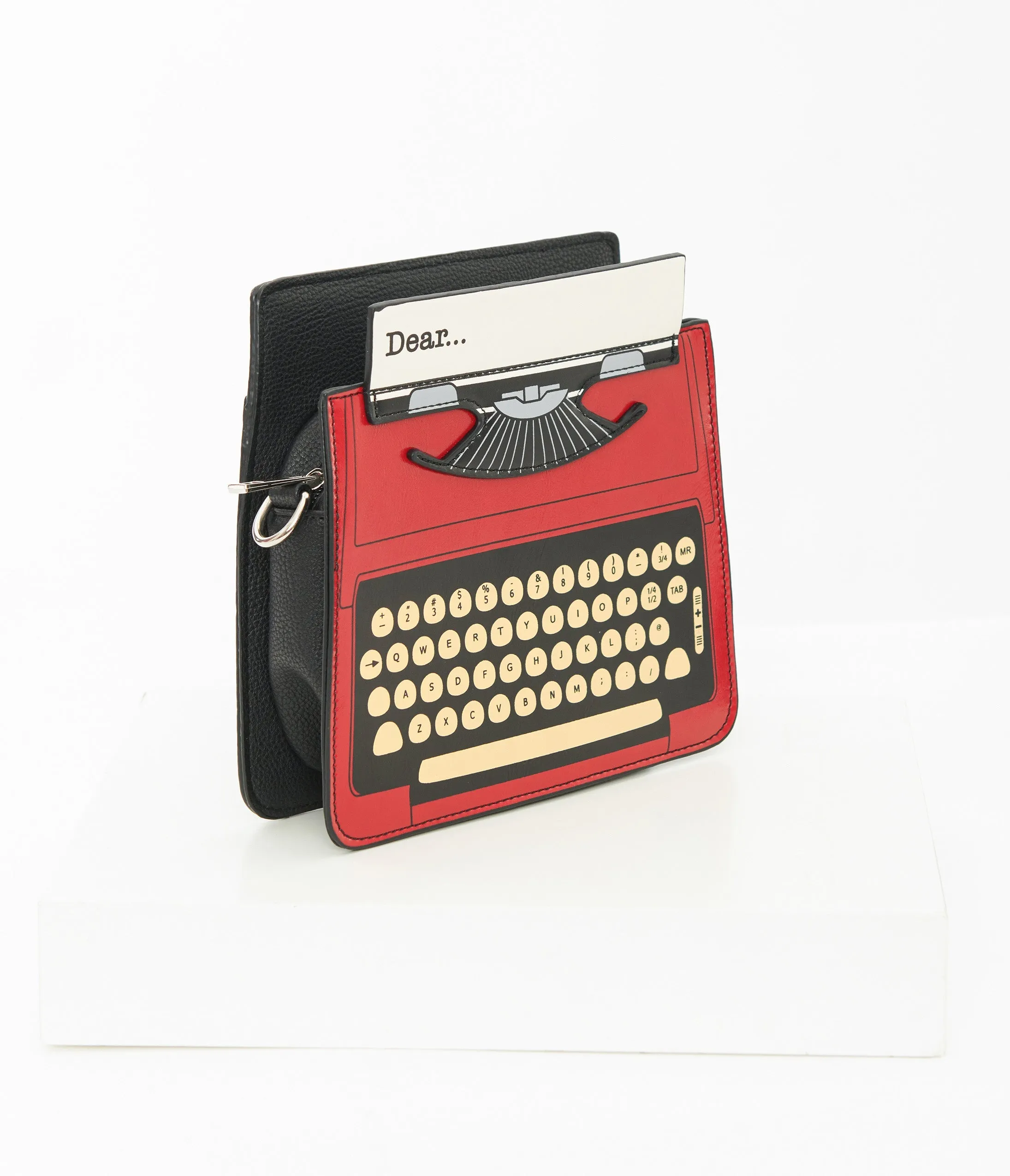 Red Typewriter Crossbody Bag