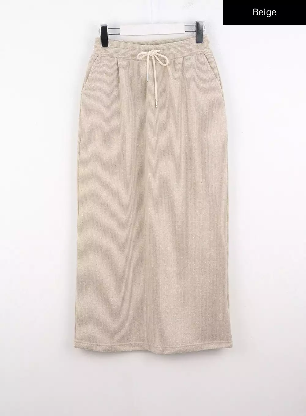 Ribbed Knit Maxi Skirt - CO313