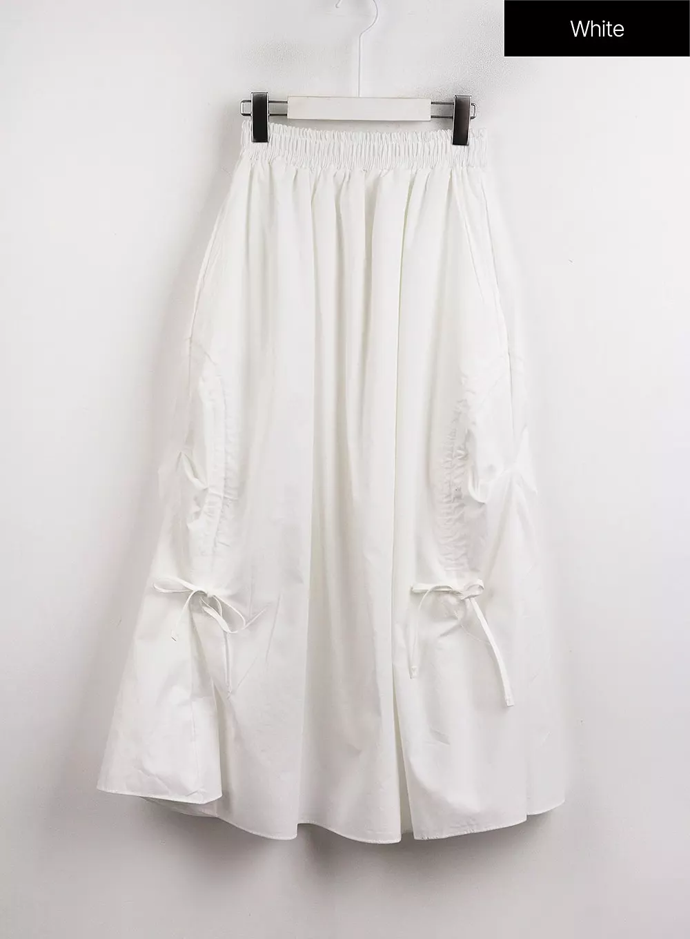 Ribbon Maxi Skirt with Intricate Detail - OJ419