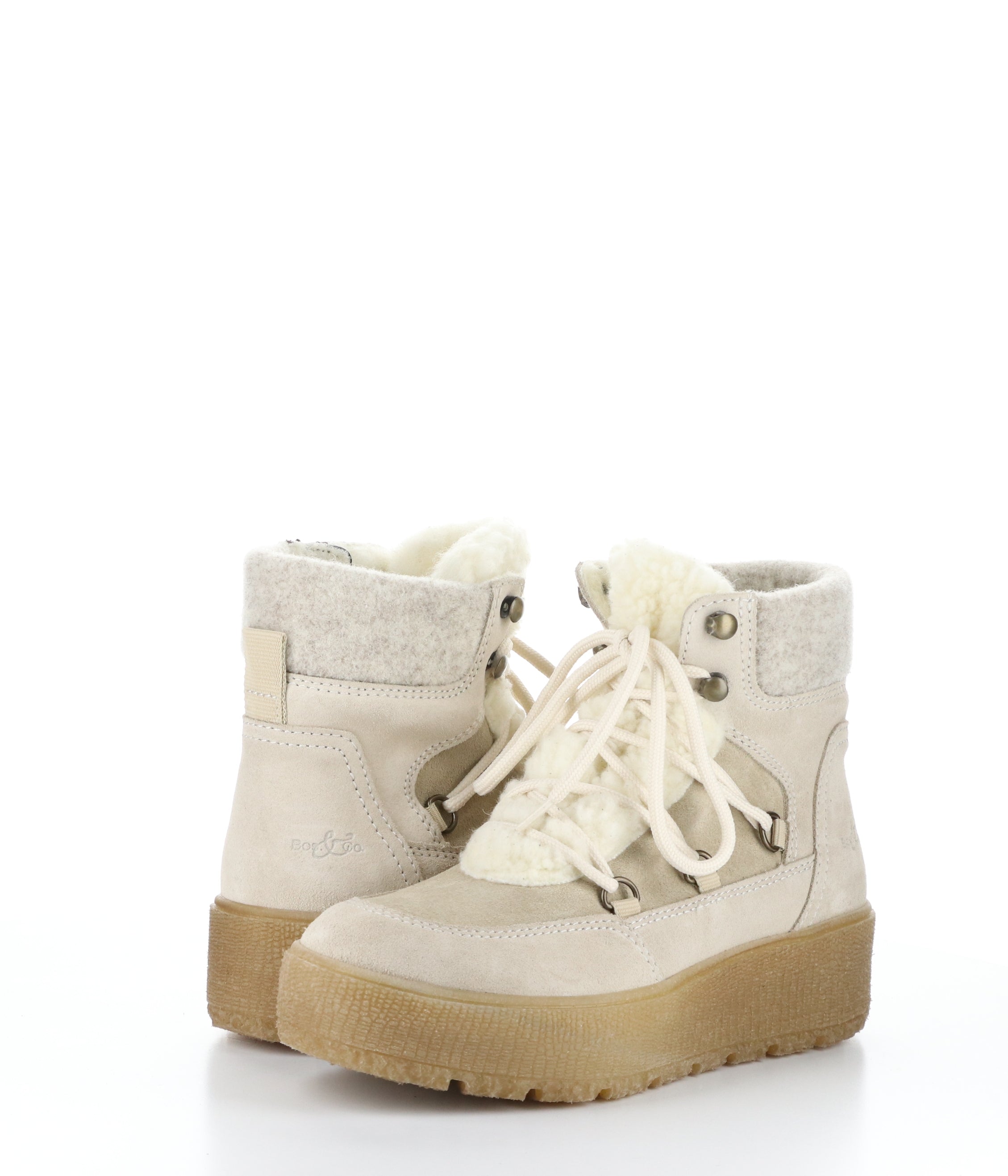 Round Toe Antelope Beige Champ Boots