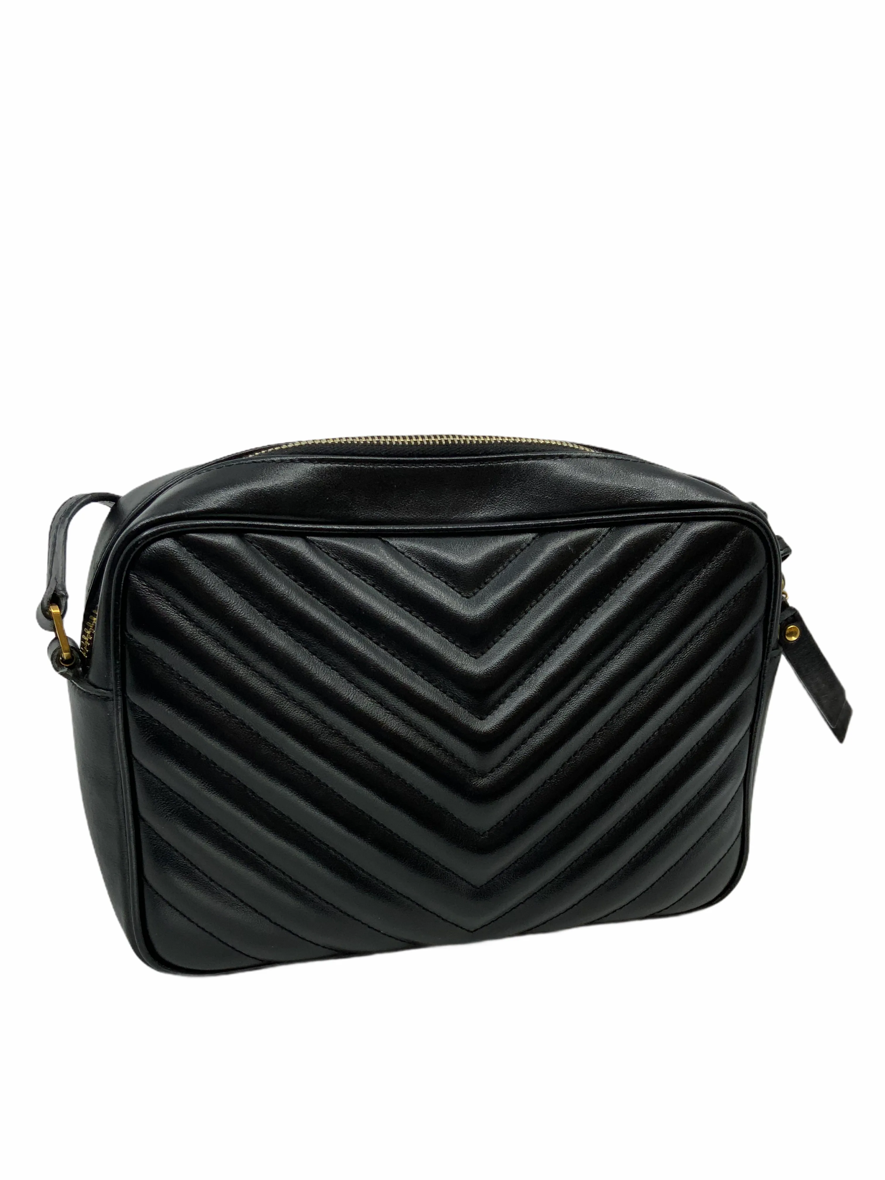 Saint Laurent Quilted Leather Camera Bag - Medium Lou Size