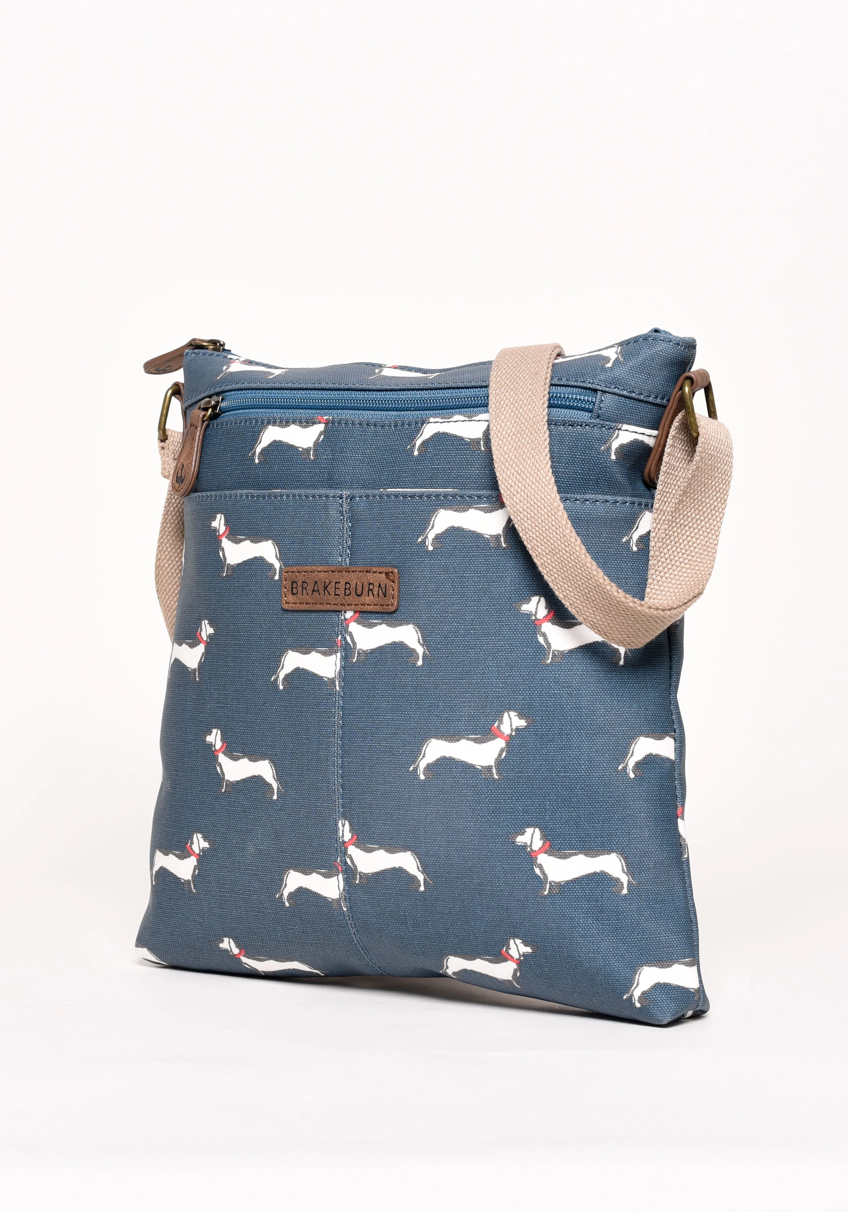 Long Body Bag with Sausage Dog Pattern