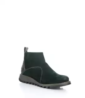 Sely 918 Fly 003 Forest Green Diesel Round Toe Boots