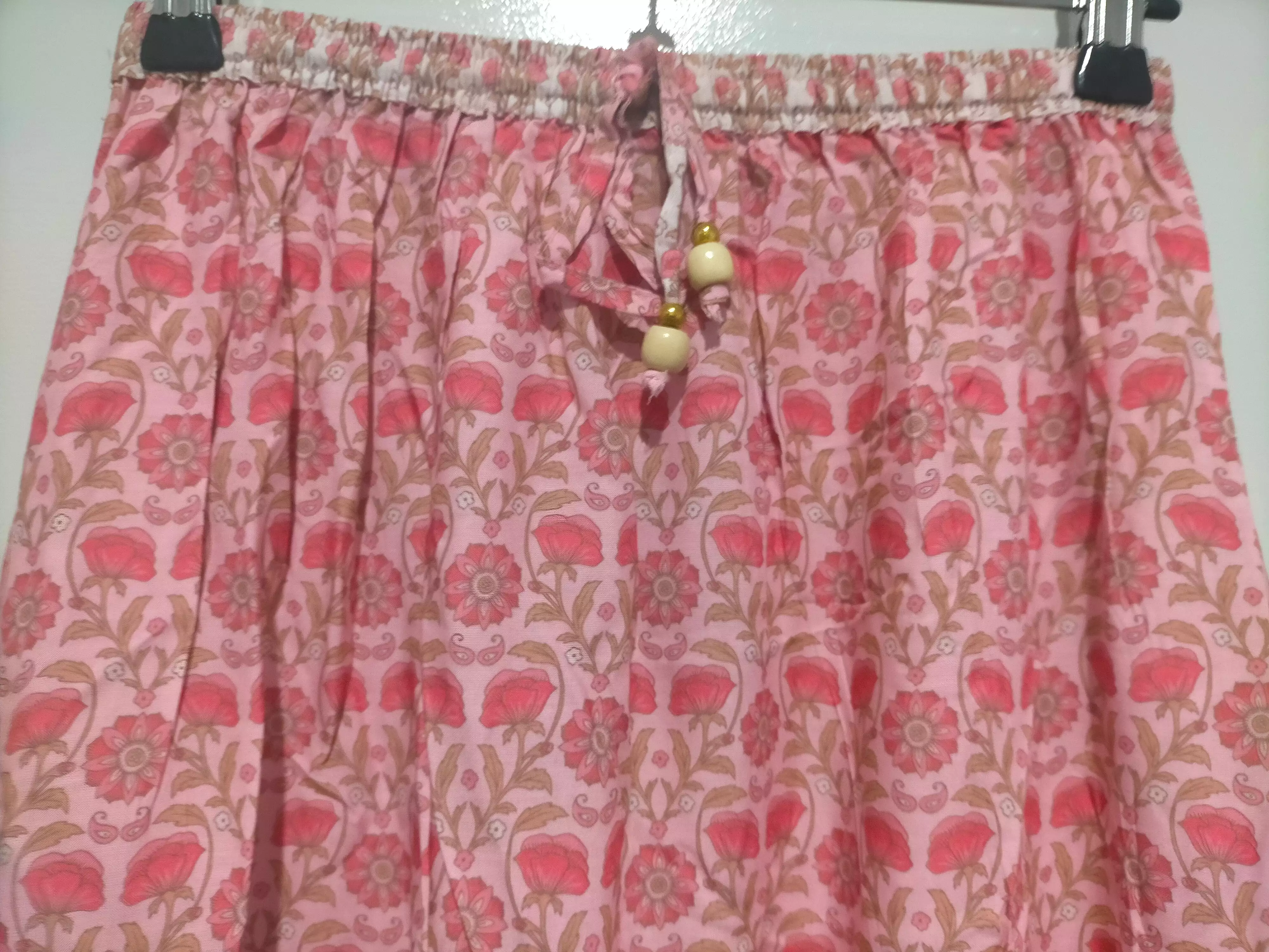 Shayla Maxi Skirt - Rose Blossom Pattern