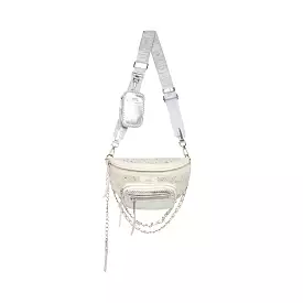 silver crossbody bag