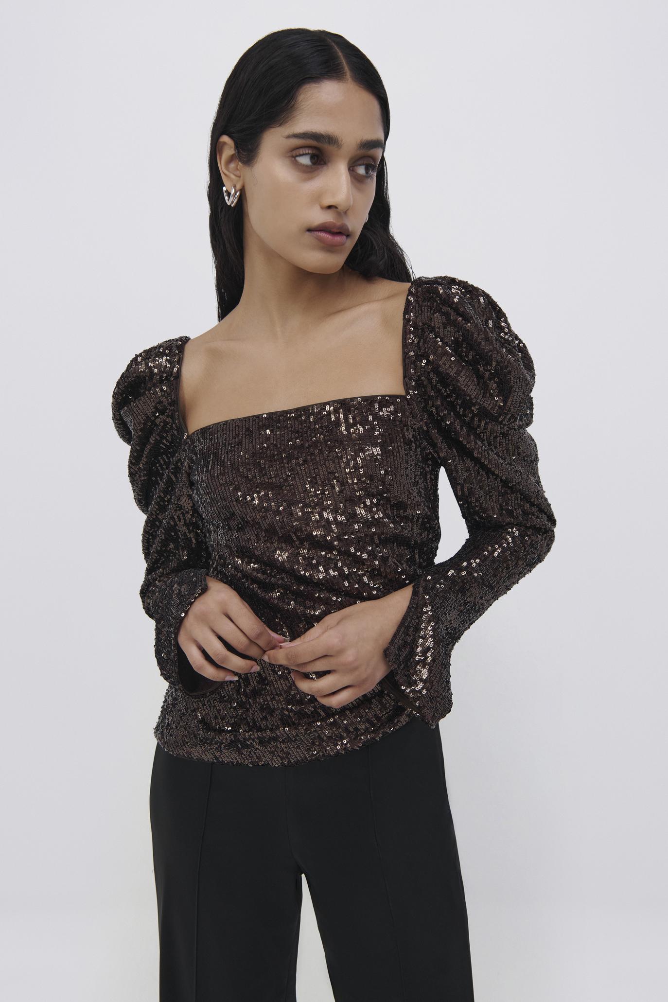 Simkhai Allura Sequin Top Sablet