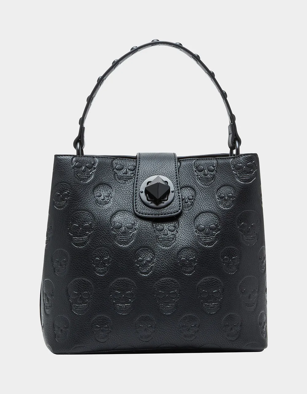 SKULL BOSS BUCKET BAG BLACK