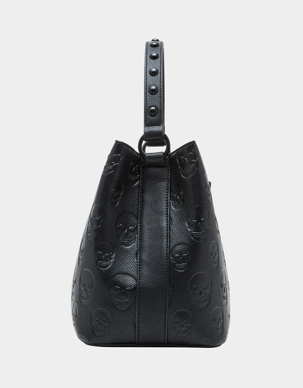 SKULL BOSS BUCKET BAG BLACK