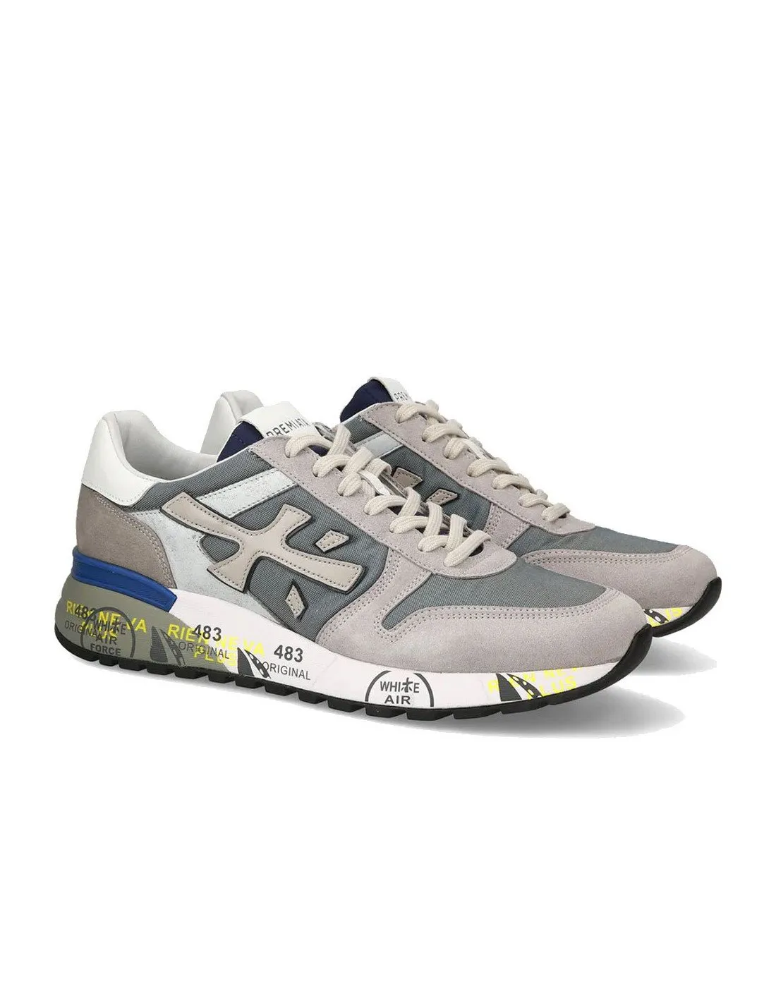 Sneakers Premiata uomo Mick 6611 grigie