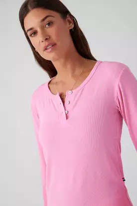 Sol Angeles Ribbed Long Sleeve Henley