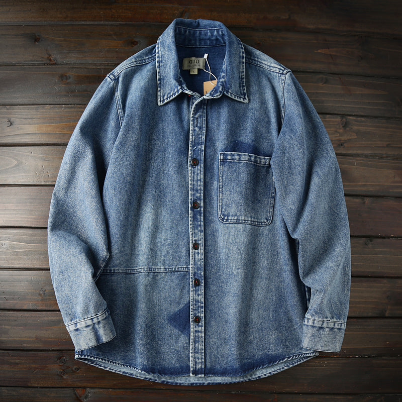 Solid and durable Denim Shirts made from vintage washed cotton