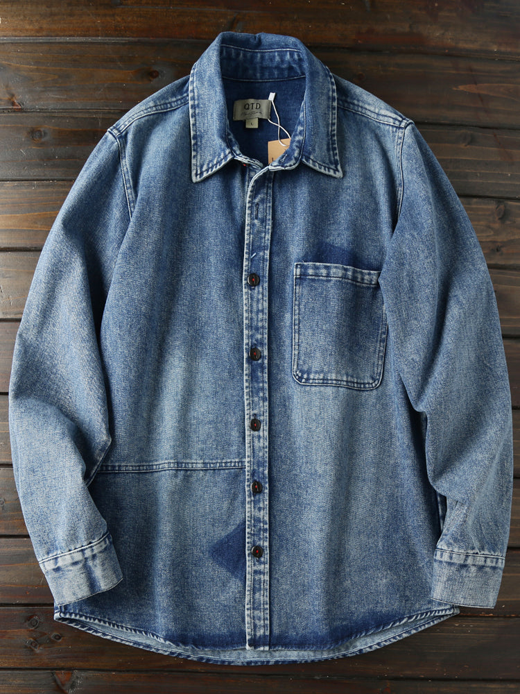 Solid and durable Denim Shirts made from vintage washed cotton