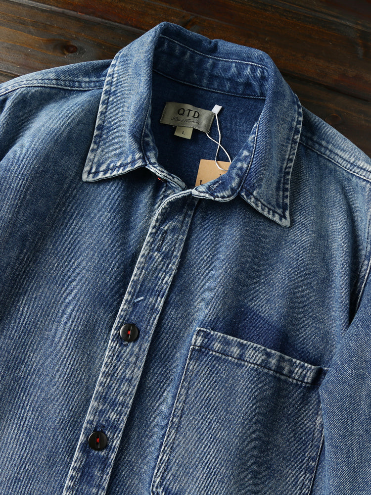 Solid and durable Denim Shirts made from vintage washed cotton