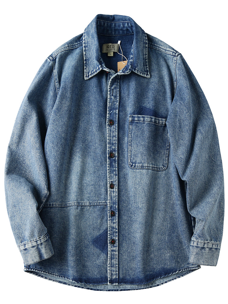 Solid and durable Denim Shirts made from vintage washed cotton