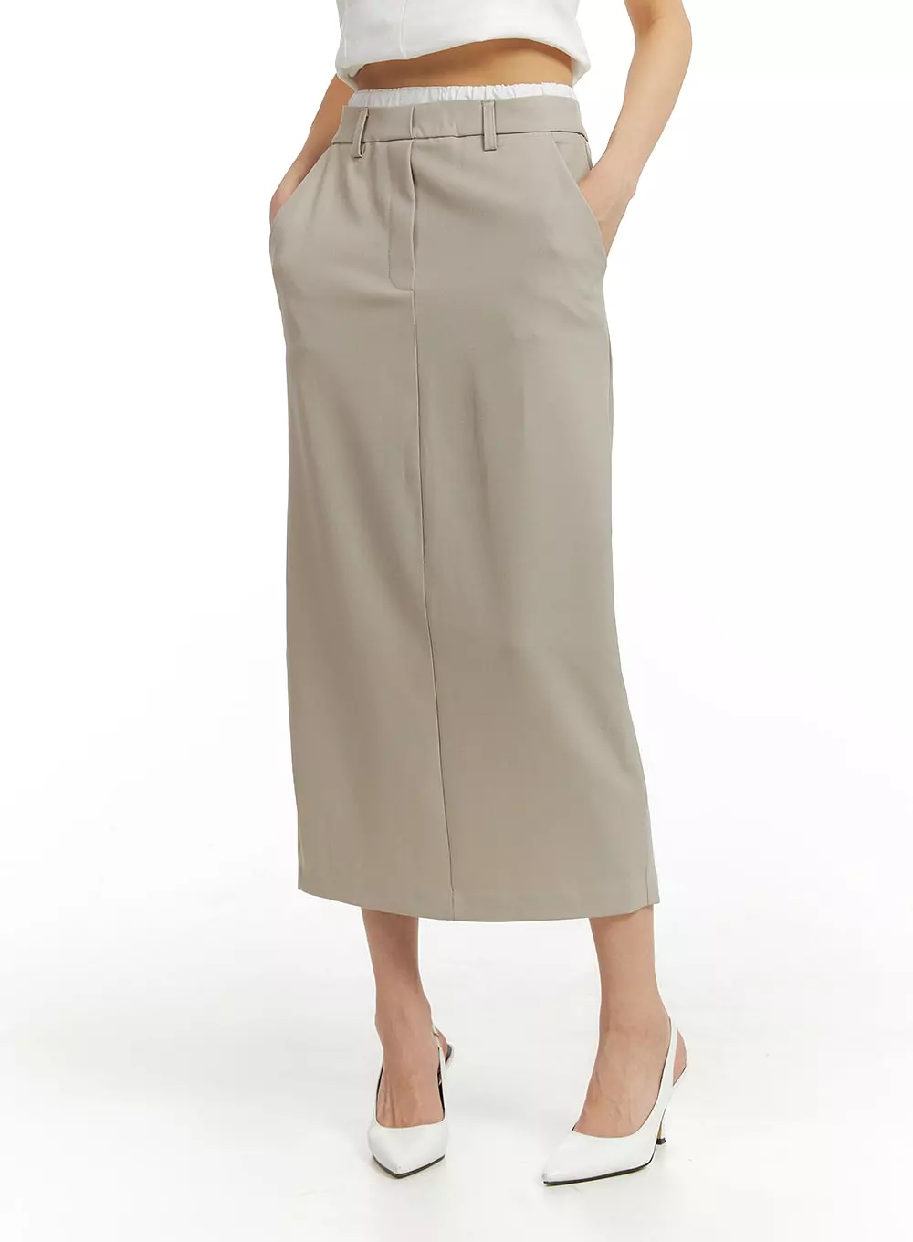 Solid Maxi Skirt - IM414 - Search Engine Optimized