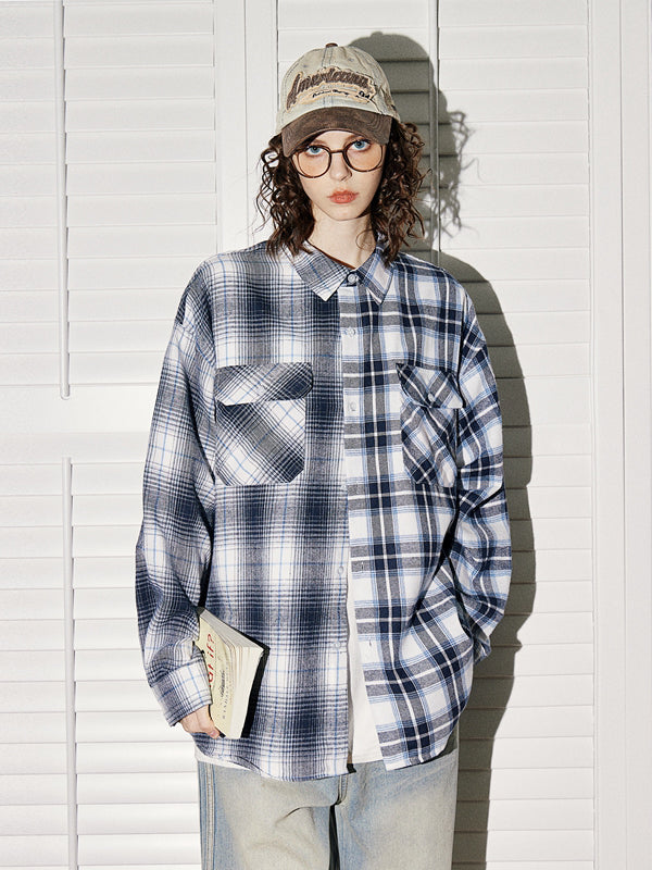 Spring 2024 Oversized Plaid Shirts for Women