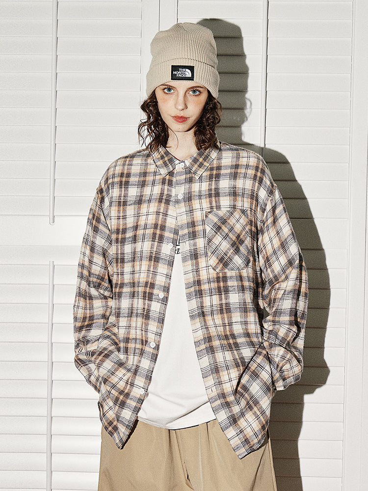 Spring 2024 Oversized Plaid Shirts for Women