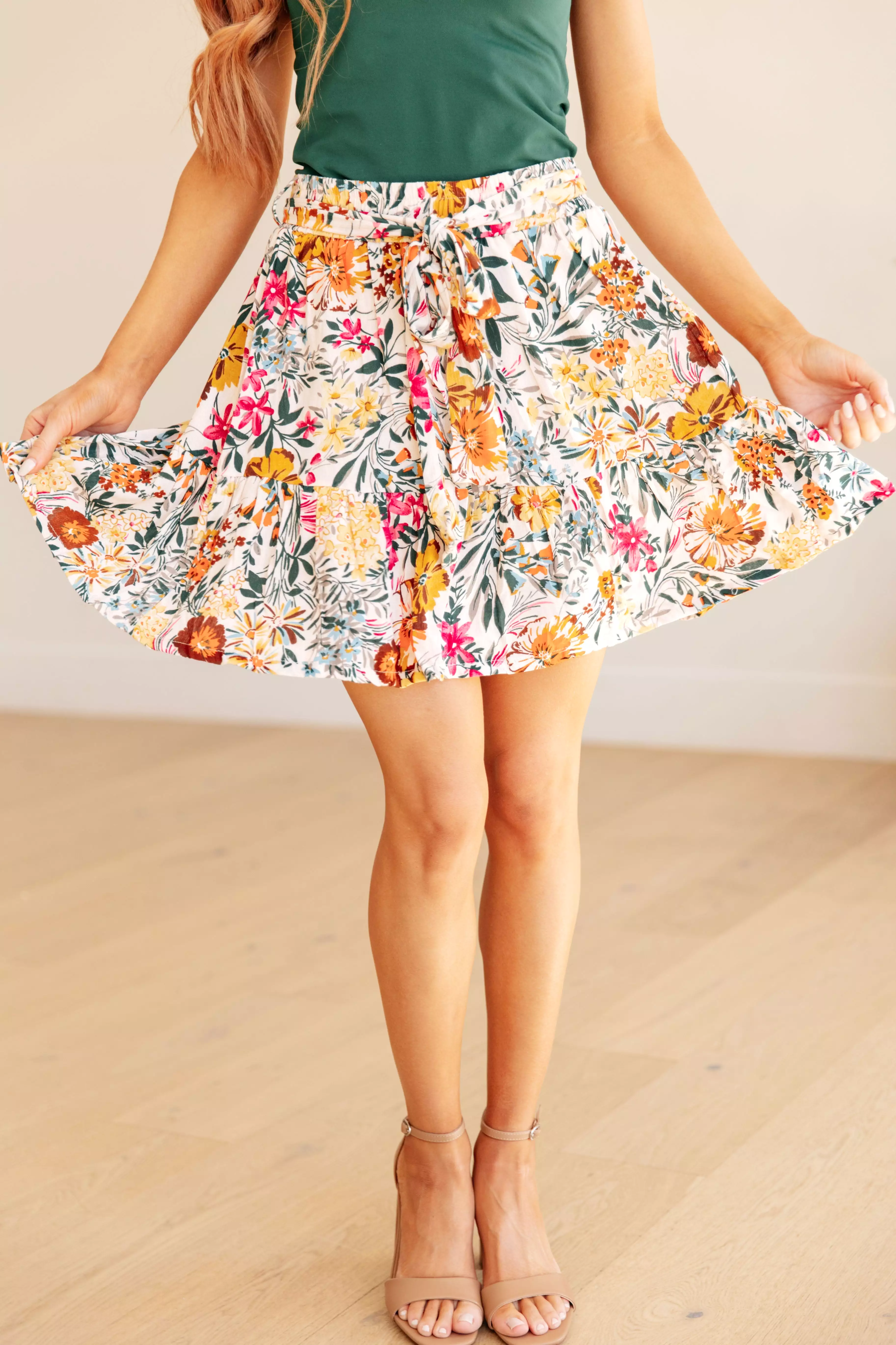 Spring Fields Flower Skirt