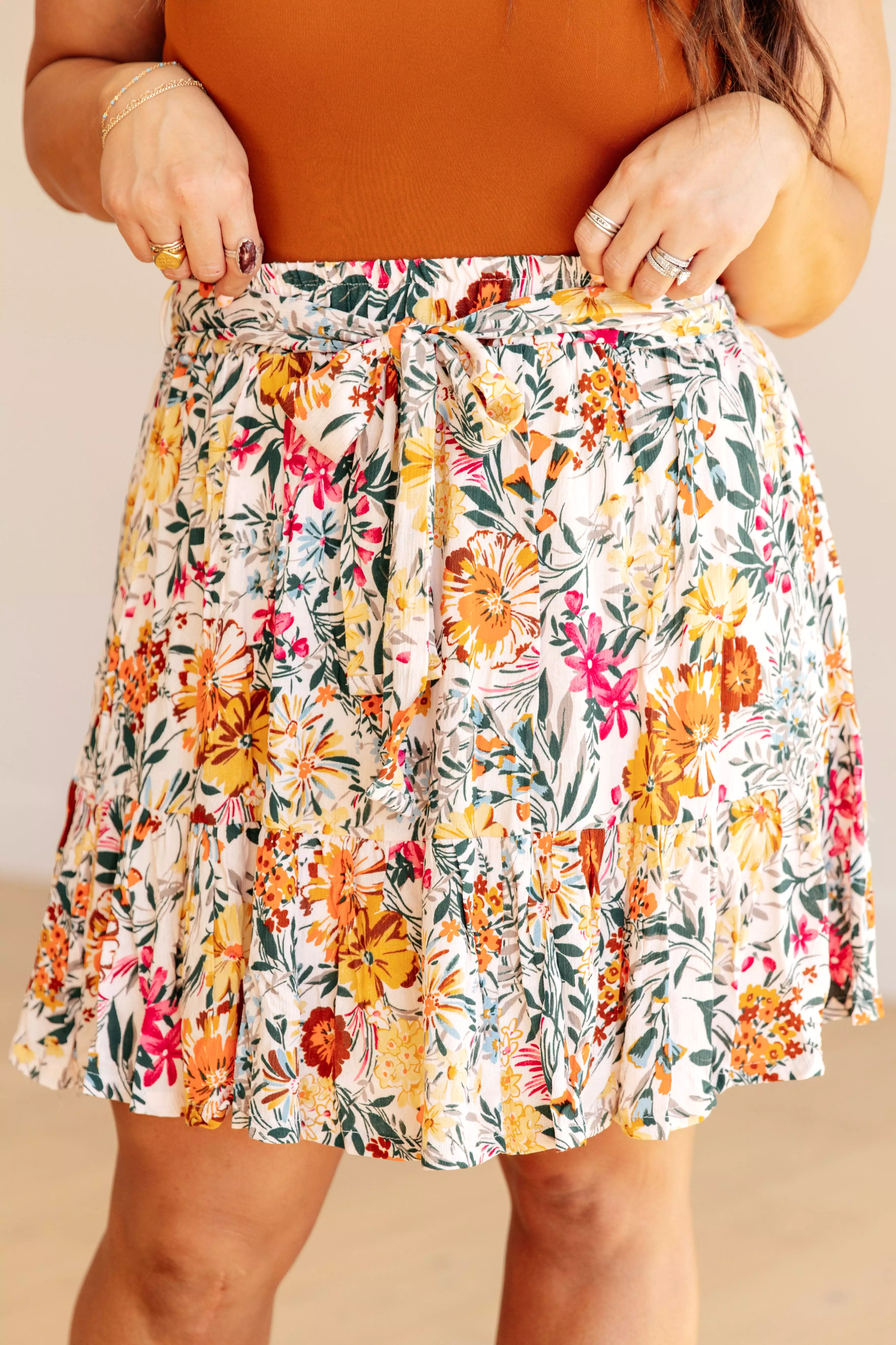 Spring Fields Flower Skirt