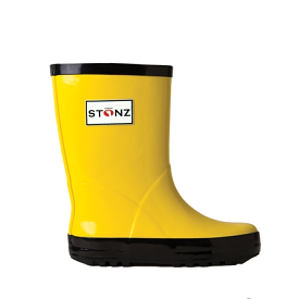 Stonz Yellow Rain Boot: Waterproof Footwear for Kids, High-Quality Materials, Durable & Stylish Design.