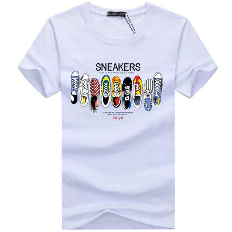 Summer Casual T-Shirt for Sneaker Enthusiasts