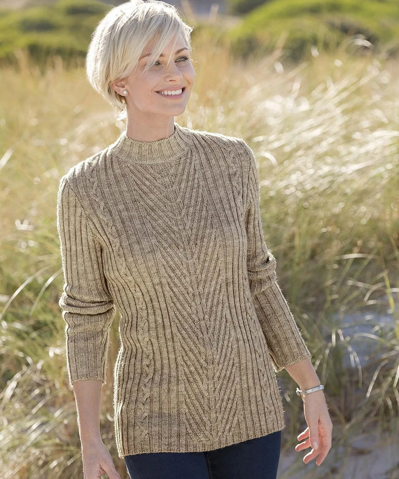 Toasty Thermal Turtleneck Sweater for Women