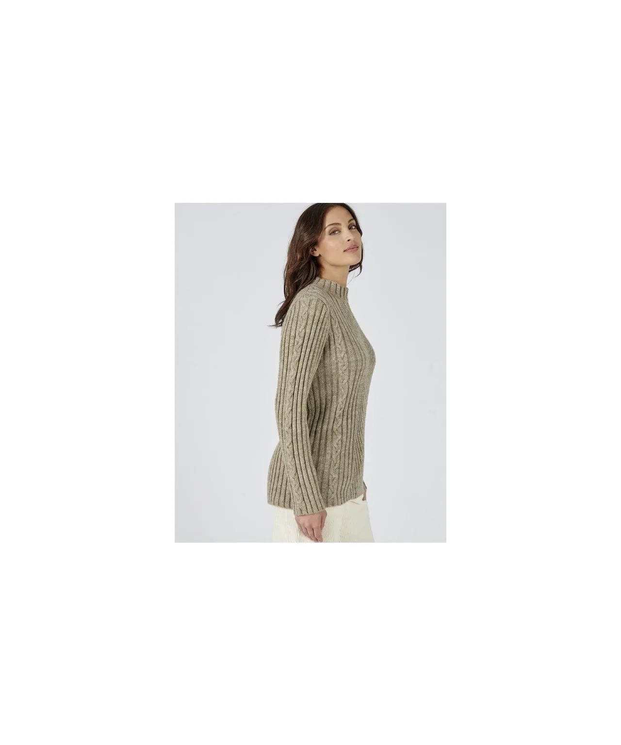 Toasty Thermal Turtleneck Sweater for Women