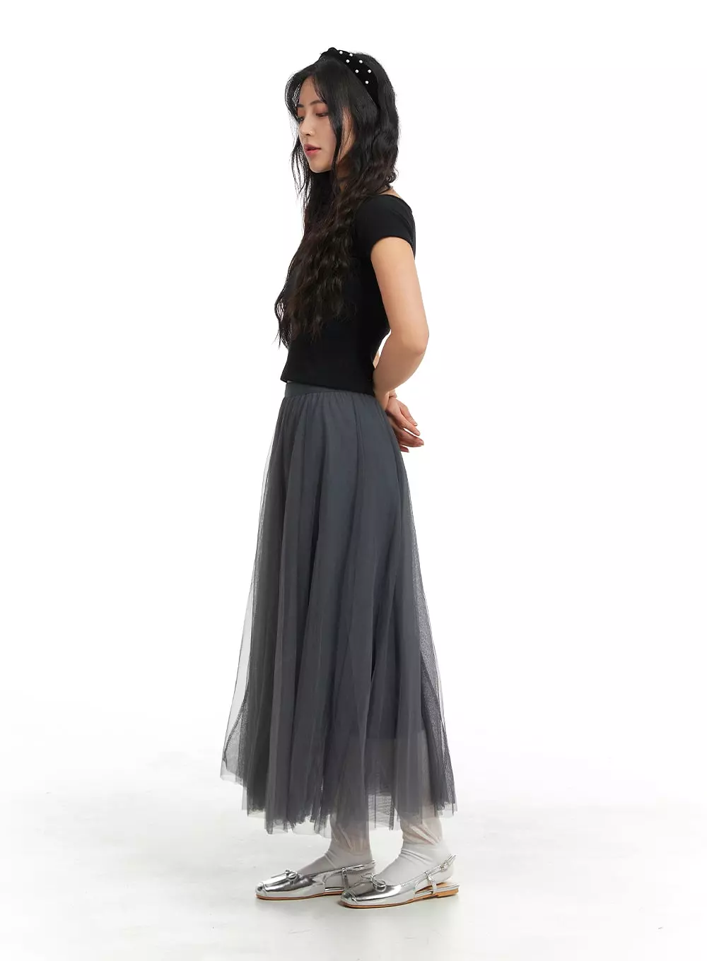 Tulle Maxi Skirt OM427 - Long Tulle Skirt for Women