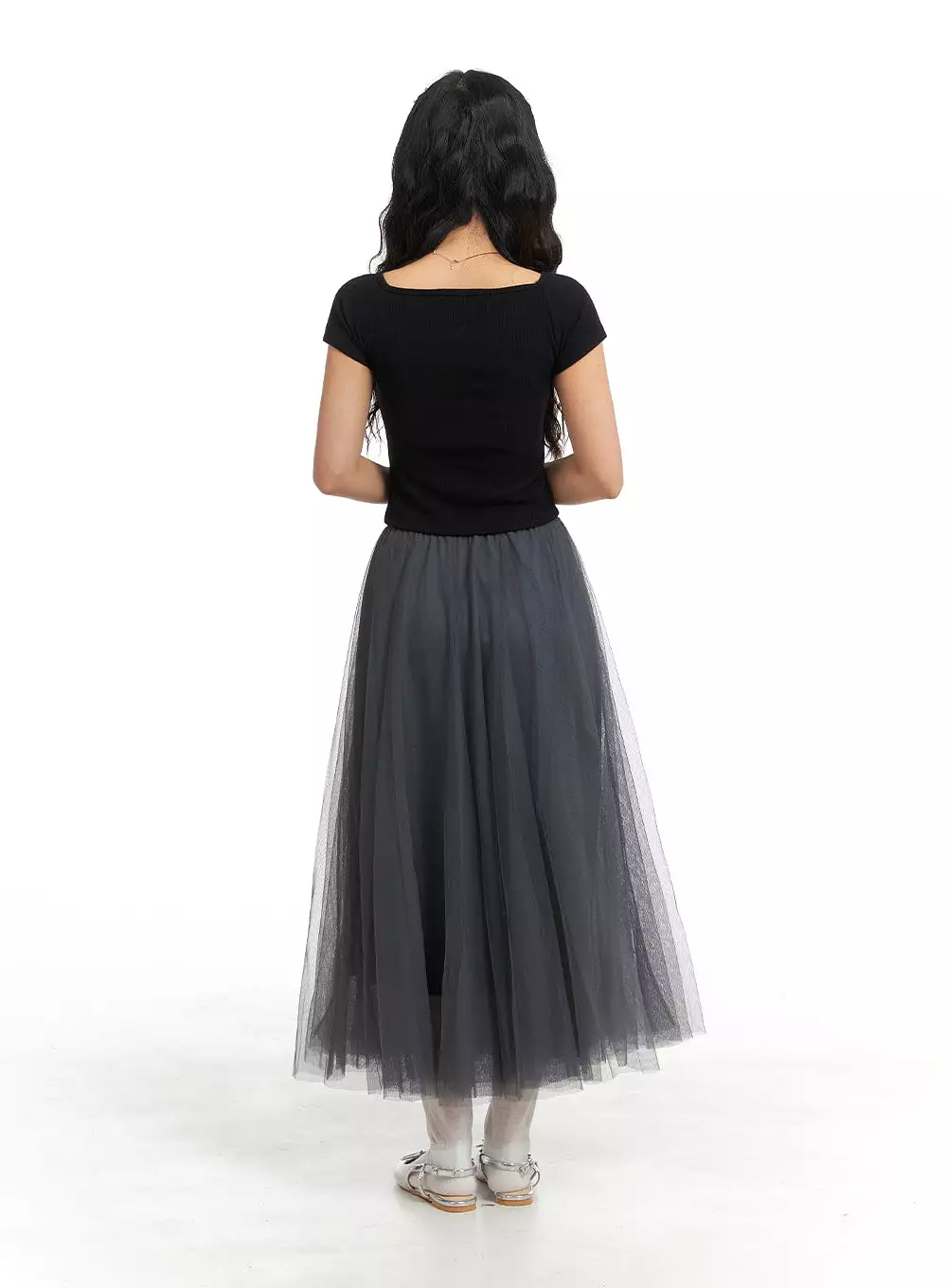 Tulle Maxi Skirt OM427 - Long Tulle Skirt for Women