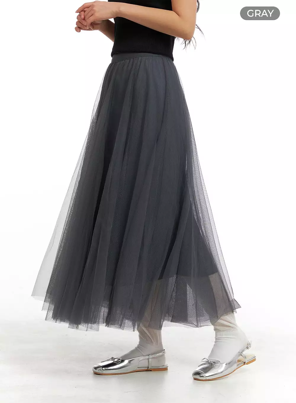 Tulle Maxi Skirt OM427 - Long Tulle Skirt for Women