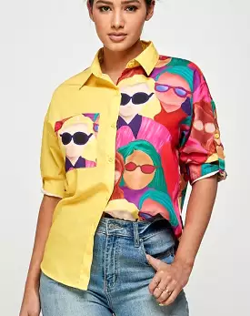 TX6842 Color Block Shirt