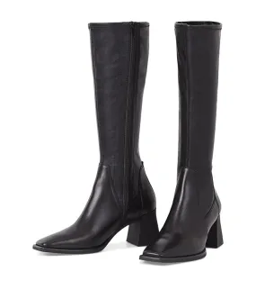 Hedda Leather Tall Stretch Boot - Vagabond Shoemakers