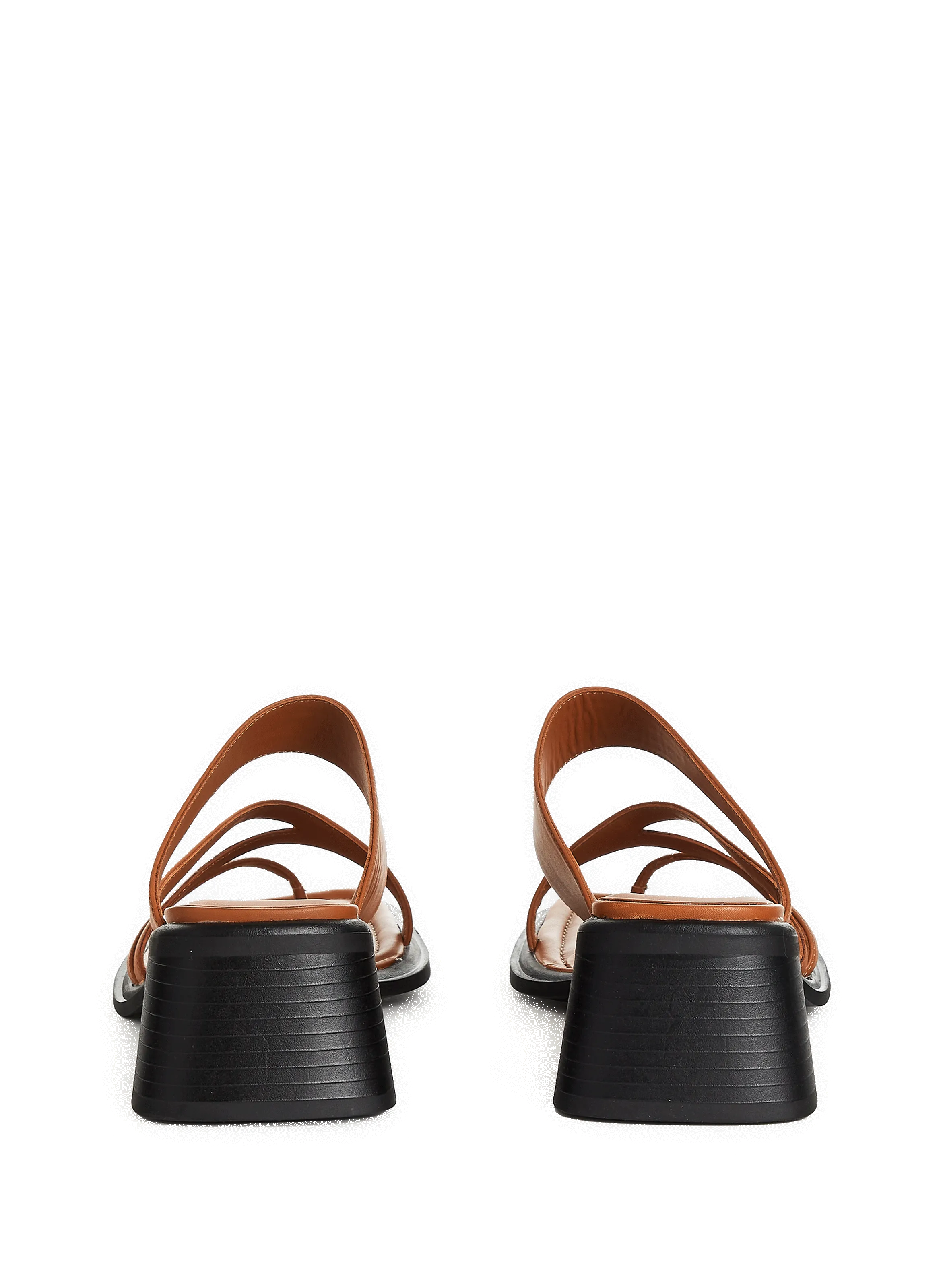 Ines Brown Leather Sandals by Vagabond Shoemakers