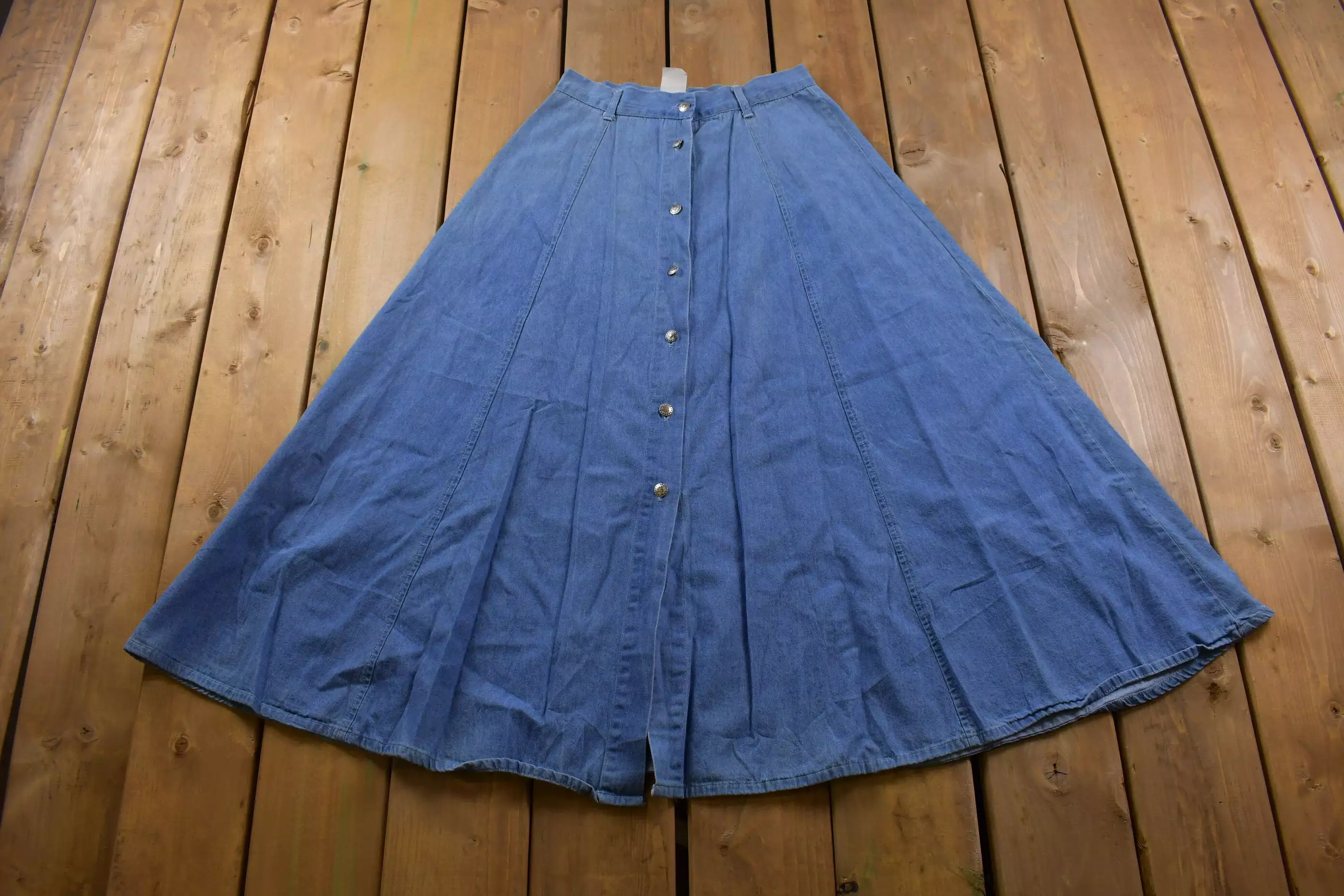 Vintage 80's Kayo Women's Jean Skirt - 25x35 - Made in USA - American Streetwear Fashion