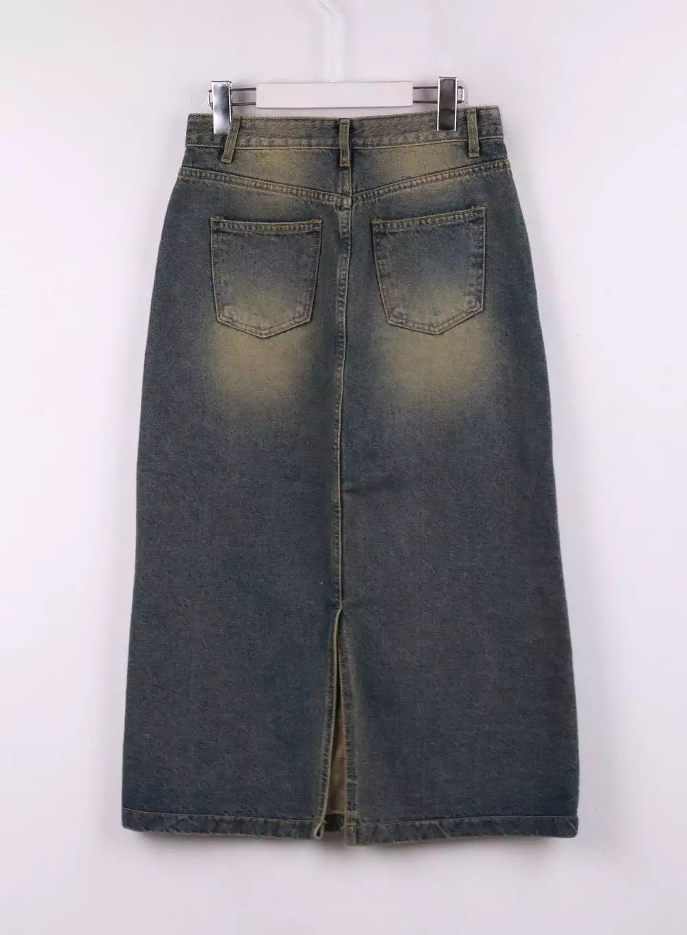 Vintage Denim Maxi Skirt - CJ431