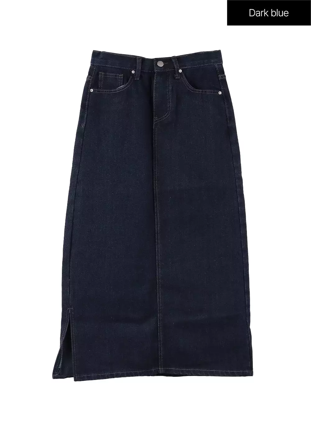 Washed Denim Maxi Skirt OF416 - Shop Online Now!