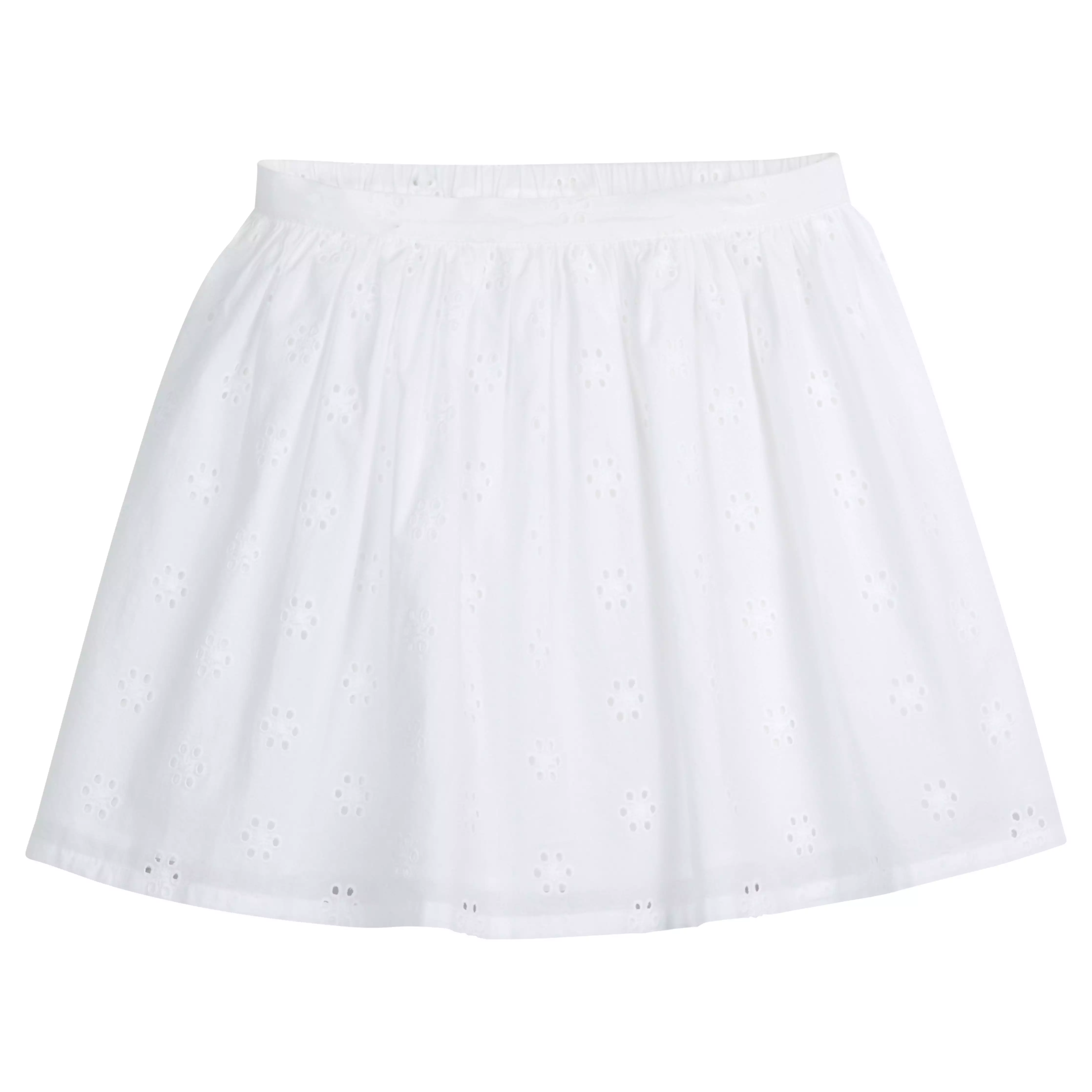 White Eyelet Wilder Skirt