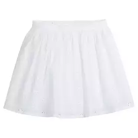 White Eyelet Wilder Skirt