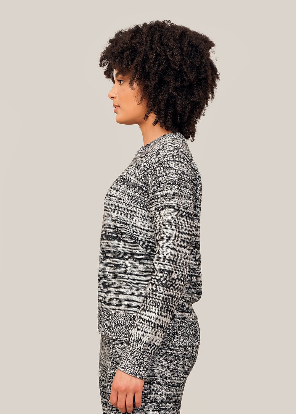 White Noise Space Suit Sweater.