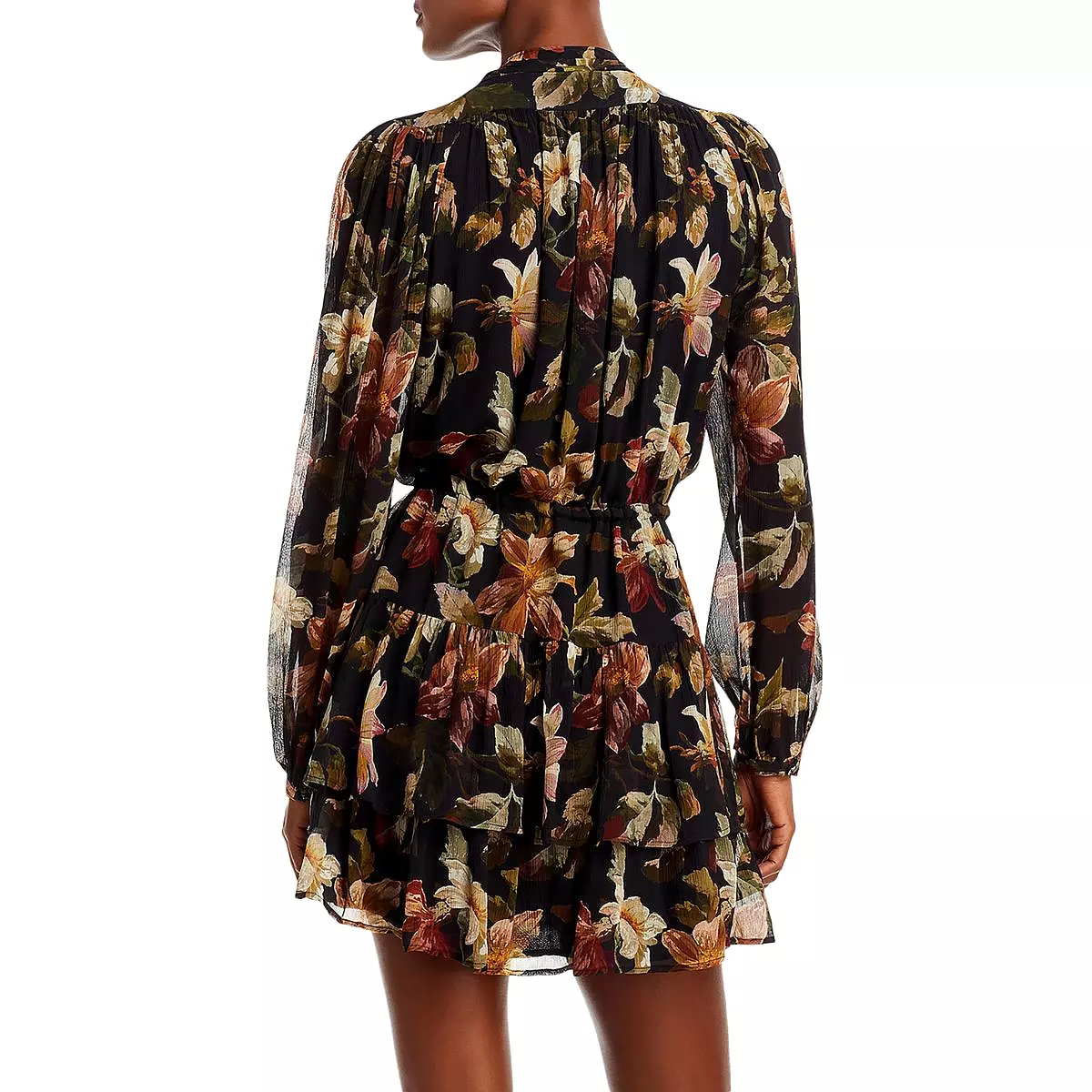 womens elynne silk floral print shift dress by paige